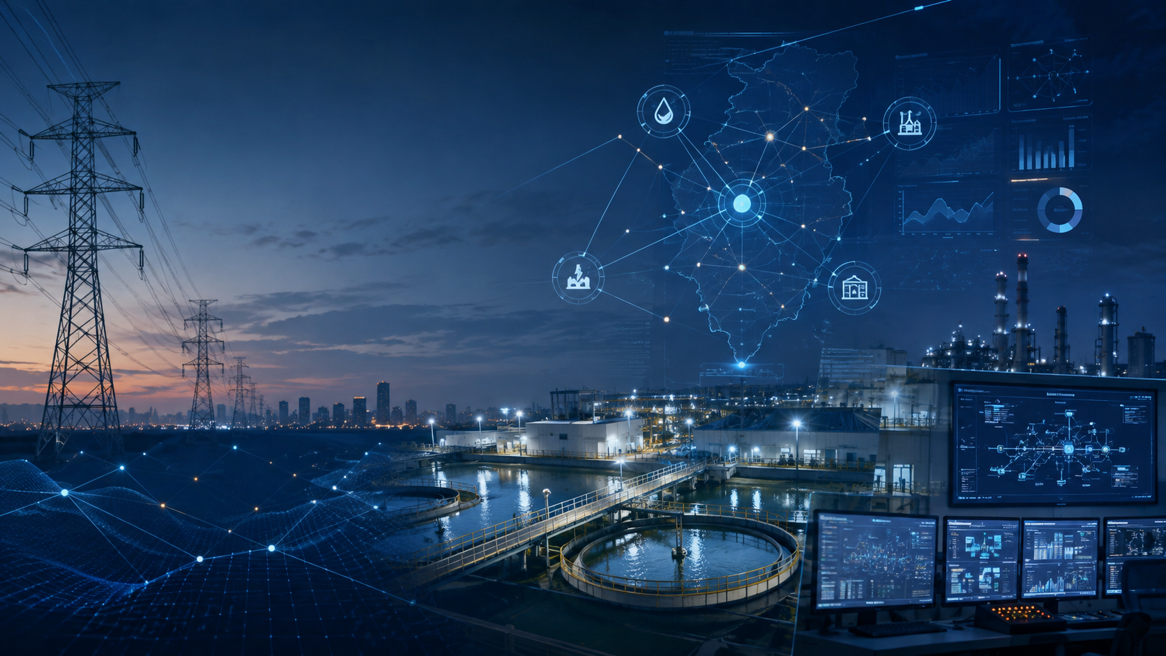Strategic intelligence analyst monitoring autonomous systems and global operations
